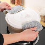 Multipurpose Wire Dishwashing Rags for Wet and Dry, Double Sided Wire Washing Cloth, Reusable  Cleaning Cloths, Non Scratch Wire Dishcloth for Home Kitchen, Sinks,Pots,Pans,Dishes (5PCS)