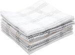 Cotton Scouring Dish Cloth 5-Pack, Neutral