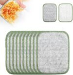 Multipurpose Wire Dishwashing Rags for Wet and Dry, 2025 Reusable Metal Scrubbing Pads Sponge Cloths Clean, Non Scratch Wire Dishcloth for Kitchen, Sinks, Pots, Pans (10pcs)