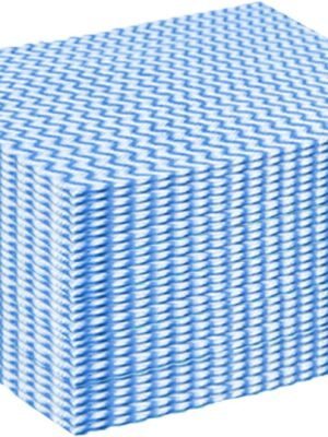 Blue Disposable Kitchen Cleaning Towel Heavy Duty Cleaning Rags Disposable Dish Cloths 50 Count/Pack