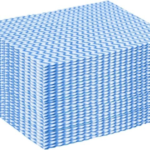 Blue Disposable Kitchen Cleaning Towel Heavy Duty Cleaning Rags Disposable Dish Cloths 50 Count/Pack