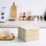 Kitchen Dishcloths for Washing Dishes, Ultra Absorbent Dish Rags, Cotton Cleaning Cloths Pack of 8, 12x12 Inches (Multi-1, 12x12 inch)
