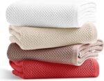 100% Honeycomb Cotton Kitchen Dish Cloths, 12x12 Inch, 8-Pack, Super Absorbent & Reusable, Quick-Dry & Lint-Free, Ideal for Kitchen, Glass, Car, and Household Cleaning