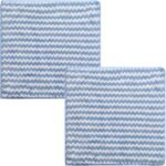 Cleaning Cloth Hand Towels Premium Microfiber Dishcloths Cleaning Tools Nonstick Pack Reusable Cleaning Wipes Super Absorbent Kitchen and Office ColorsBlue