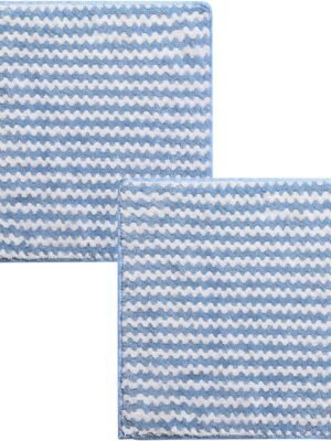 Cleaning Cloth Hand Towels Premium Microfiber Dishcloths Cleaning Tools Nonstick Pack Reusable Cleaning Wipes Super Absorbent Kitchen and Office ColorsBlue