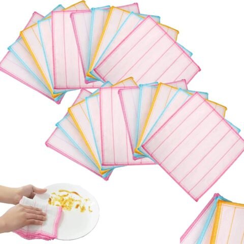 Wood Fiber Cleaning Cloths Microfiber Cleaning Wipes Microfiber Cleaning Wipes Streak Free Reusable