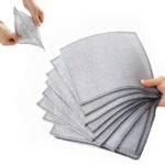 15Pcs Wire Dishwashing Rag,Multipurpose Wire Dishwashing Rags,Upgrade Double Layer Wire Cleaning Cloths for Wet and Dry,for Cleaning Dishes Non Scratch Wire Dishcloth Metal Cleaning Cloth