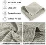 Microfiber Dish Cloths for Kitchen - Absorbent Glass Cleaning Towels Set, Extra Soft Household Wipes