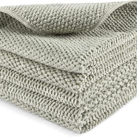 Microfiber Dish Cloths for Kitchen - Absorbent Glass Cleaning Towels Set, Extra Soft Household Wipes