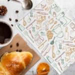 Baking Kitchen Towels and Dishcloths Set of 2, It's a Good Day to Make Cookies Dish Towels, Baking Gifts for Women Bakers, Baker Gifts Hand Tea Towels for Baking Kitchen, 16x24 Inches