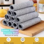 12Pcs New Upgrade NonScratch Wire Dishcloth, Multipurpose Wire Dishwashing Rags for Wet and Dry, Kitchen Cleaning Dish Rags for Cookware,Sinks, Dishes,Stove