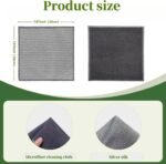 Stainless Steel Scrubber and Cleaning Rags - Non Scratch Wire Dishcloth for Washing Dishes, Durable Steel Wool Scrubber and Kitchen Dish (New 6pcs)